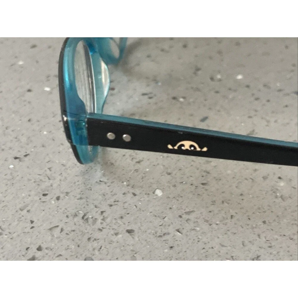 Peekaboo 43-19-125 eyeglasses frames only black full rim pumpkin 20/15